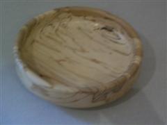 Spalted beech bowl by Paul Borer